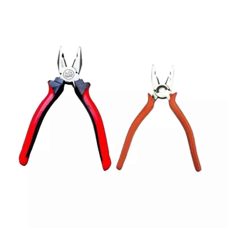 Sky Blue 8 inch Stainless Steel Lineman Plier, SBE413 (Pack of 2)