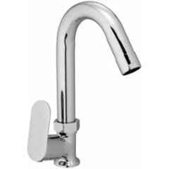 Senkiddpro Onyx Brass Chrome Finish Wall Mounted 360 deg Moving Swan Neck Sink Taps