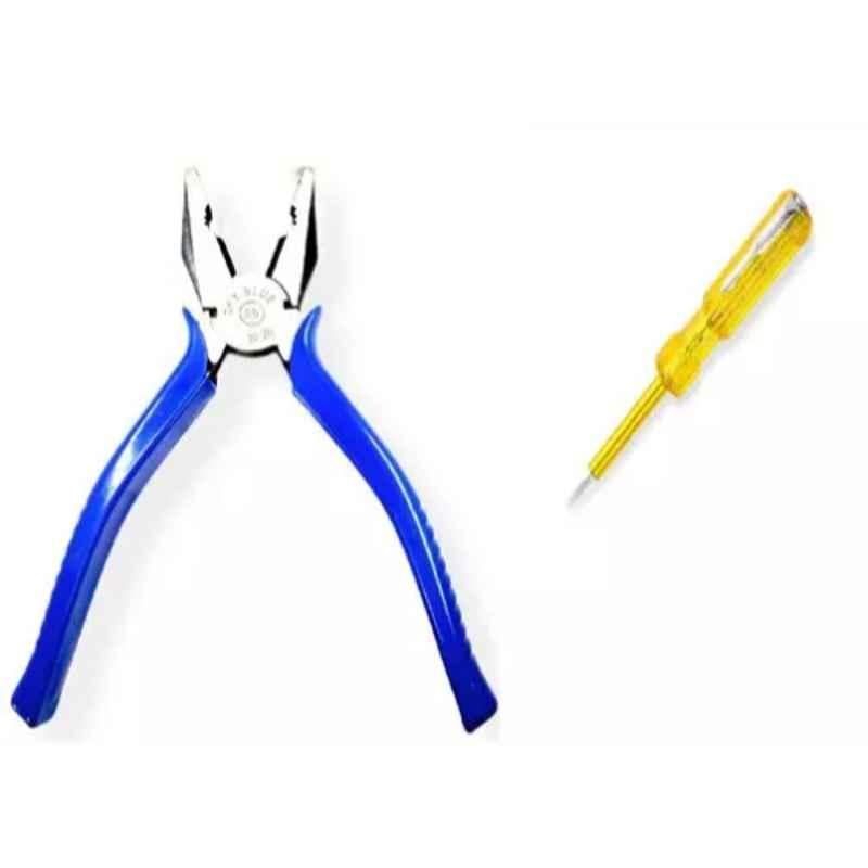 Sky Blue 2 Pcs 7.8 inch Stainless Steel Groove Plier Combo, SBE_PLIER COMBO_001
