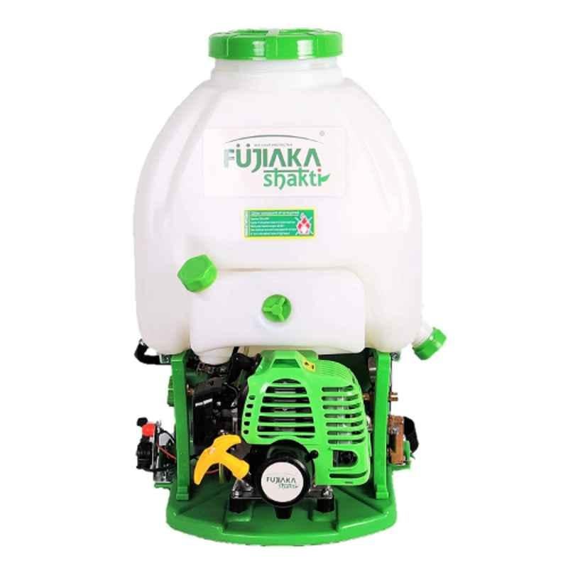 Fujiaka Shakti 16L 27cc 1HP 2 Stroke Petrol Engine High Pressure Green Backpack Agricultural Power Sprayer