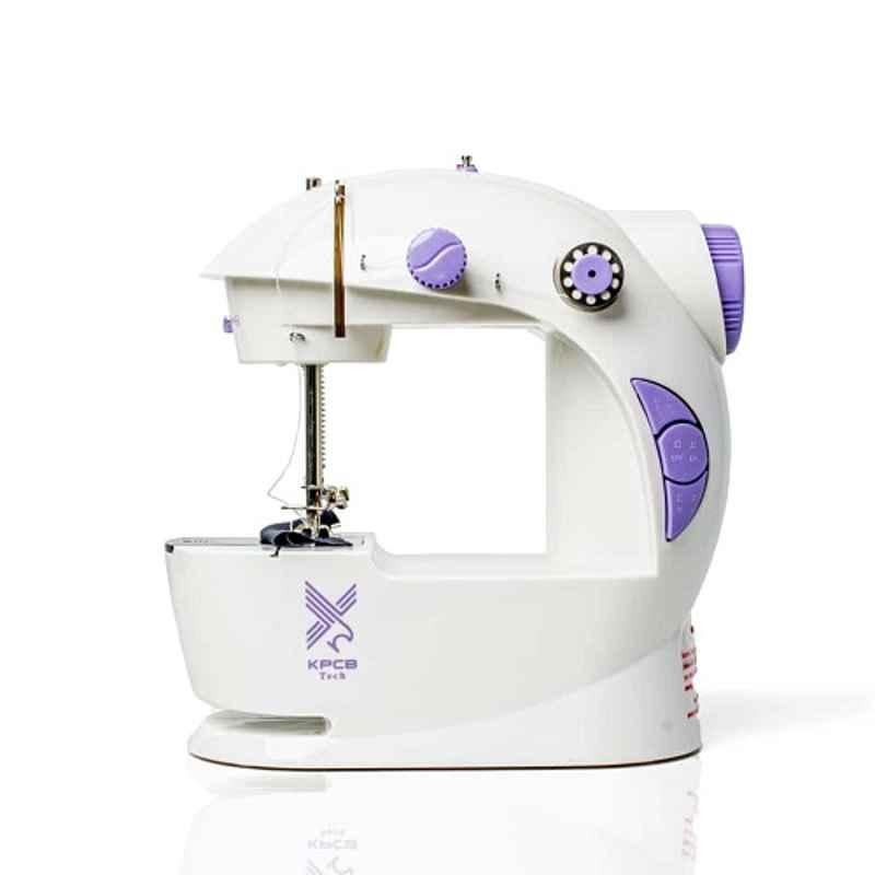 White Sewing Machine Table Combo