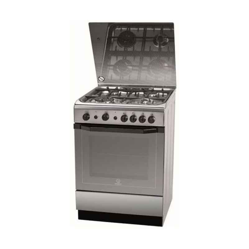 Indesit 60x60cm Stainless Steel Full Safety Gas Cooker