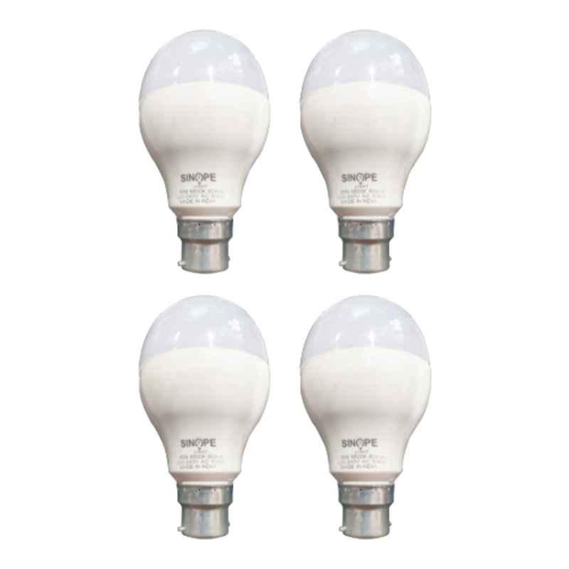 Sinope 15W Standard B22 White LED Bulb, SL15004L (Pack of 4)