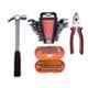 Globus 731 1 Pc 1/2 LBS Hammer, 8 inch Plier, Screwdriver & Double Open End Spanner Hand Tool Set