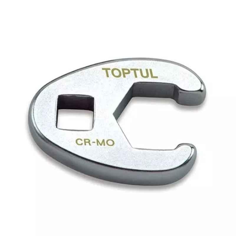 Toptul 3/8x3/8 inch 6PT Flare Nut Metric Crowfoot Wrench, AFAV1212