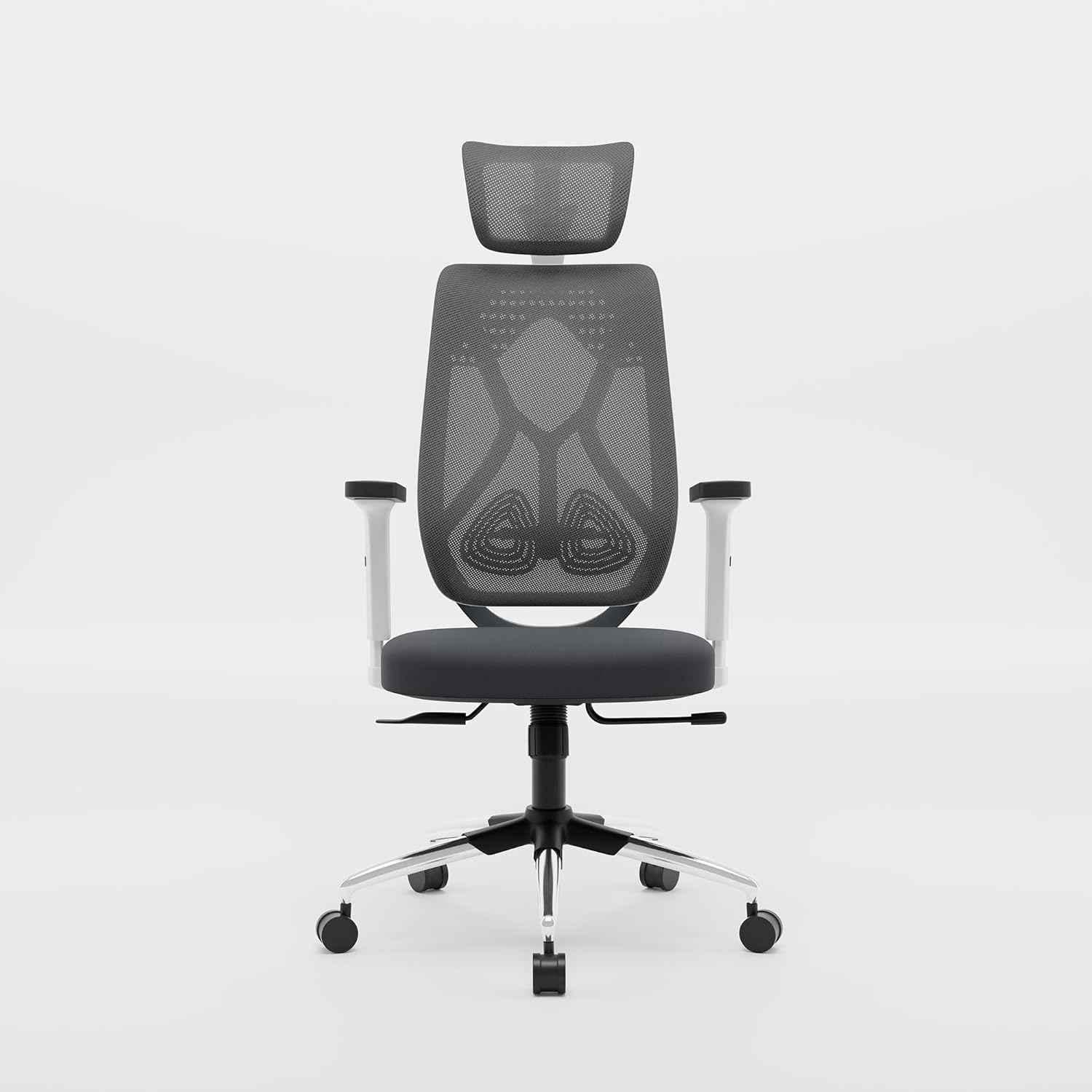 Buy High Living Zodiac Mesh High Back Grey Ergonomic Chair Online At Price  ₹7699