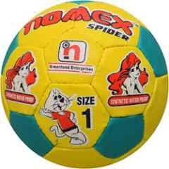 Nomex Spider Rubber Green & Yellow Football, Size: 1