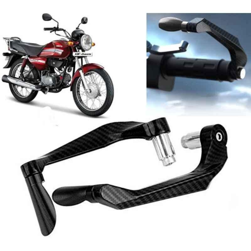 Auto Pearl 2 Pcs Aluminium Carbon Black Brake Clutch Lever Set for Hero