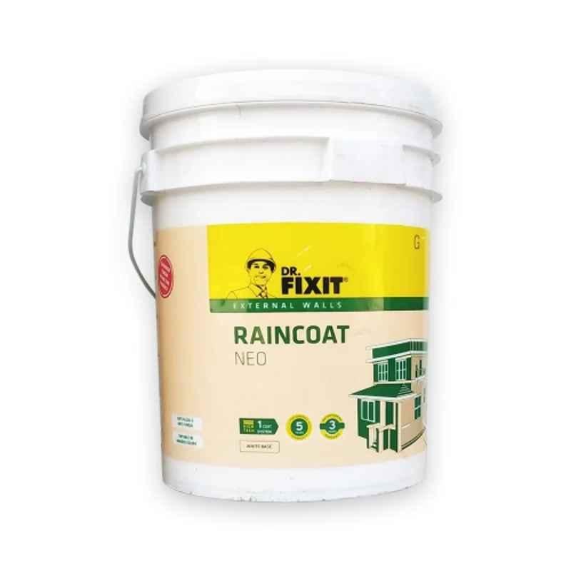 Dr. Fixit Raincoat Neo 4L White Base Waterproof Acrylate Coating, 651