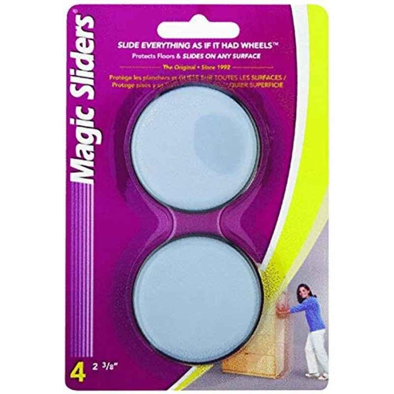 Magic 4Pcs 2-3/8 inch Sliders RND Slide Disc, 4060