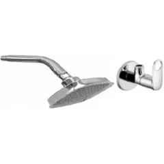 Senkiddpro Prime Stainless Steel Chrome Finish Wall Mounted Angle Cock with 4x4 inch Square Shower