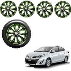 Buy Auto Pearl 4 Pcs 15 inch ABS Black Car Wheel Cover Set for