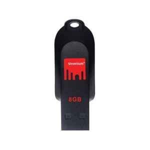 Strontium Pollex 8GB Black & Red Usb 2.0 Flash Drive, SR8GRDPOLLEX