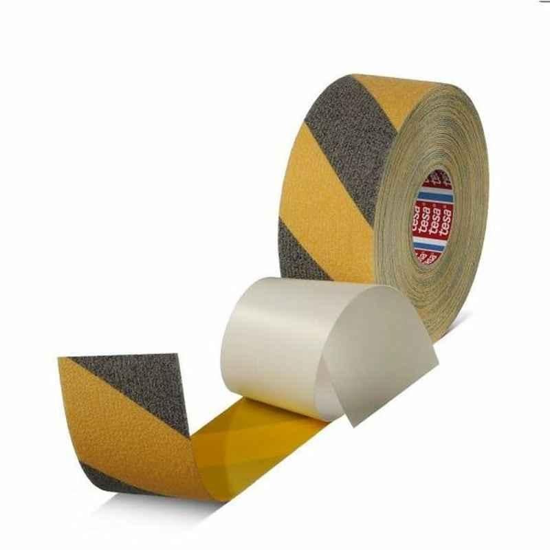 Tesa Anti Slip Tape, 60951, Professional, 50 mmx15 m, Black and Yellow