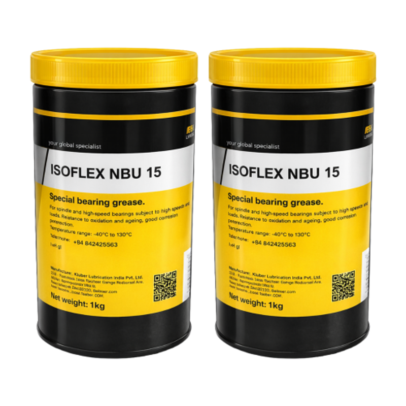 Kluber Lubrication 1kg Isoflex NBU 15 Beige Grease with 1 NLGI Grade (Pack of 2)
