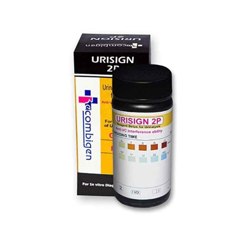 Urisign 100 Pcs 2 Parameter Urine Test Strips Box for Glucose & Protein