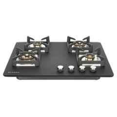 Faber Bella HT704 4 Burners Auto Ignition Toughned Glass Built in Hob, 106.0725.746