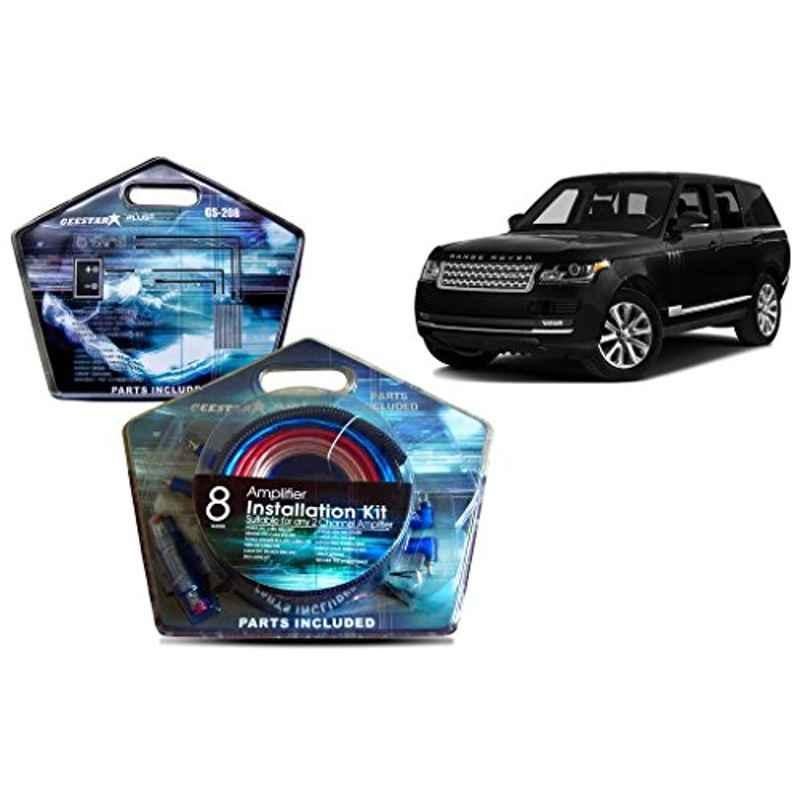 Auto Pearl Geestar Plus 8 Guage 2 Channel Amplifier Full Installation Kit for Land Rover Range Rover, GS-208