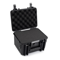B&W International 2000/B/SI 6.6 Litre Black Outdoor Case with SI Foam