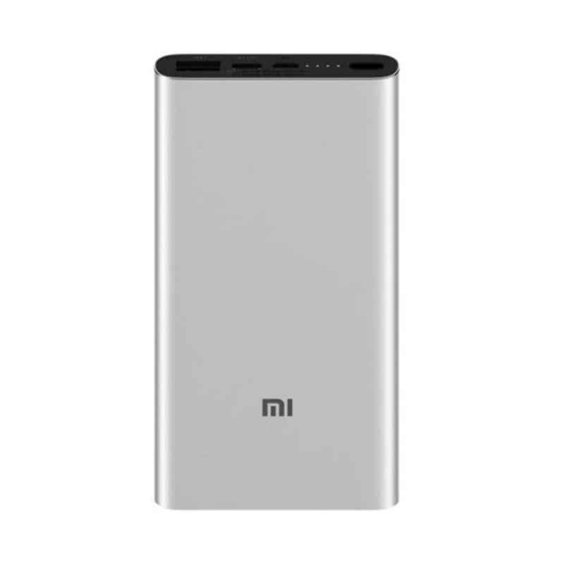 Xiaomi Mi 10000mAh 18W Aluminium Silver Fast Charge Power Bank 3, VXN4273GL