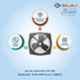 Bajaj Bahar Metallic Grey Fresh Air Exhaust Fan, Sweep: 225 mm