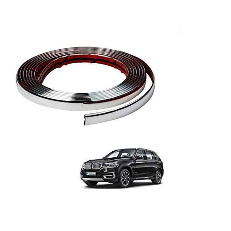 Kozdiko 20m 14mm Silver Car Side Window Chrome Beading Roll for BMW X5