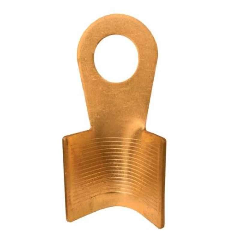 Saroop Brass 5.00-6.00 No 8 Extra Ordinary Heavy Duty Terminal Cable Lugs, SBL011152 (Pack of 12)