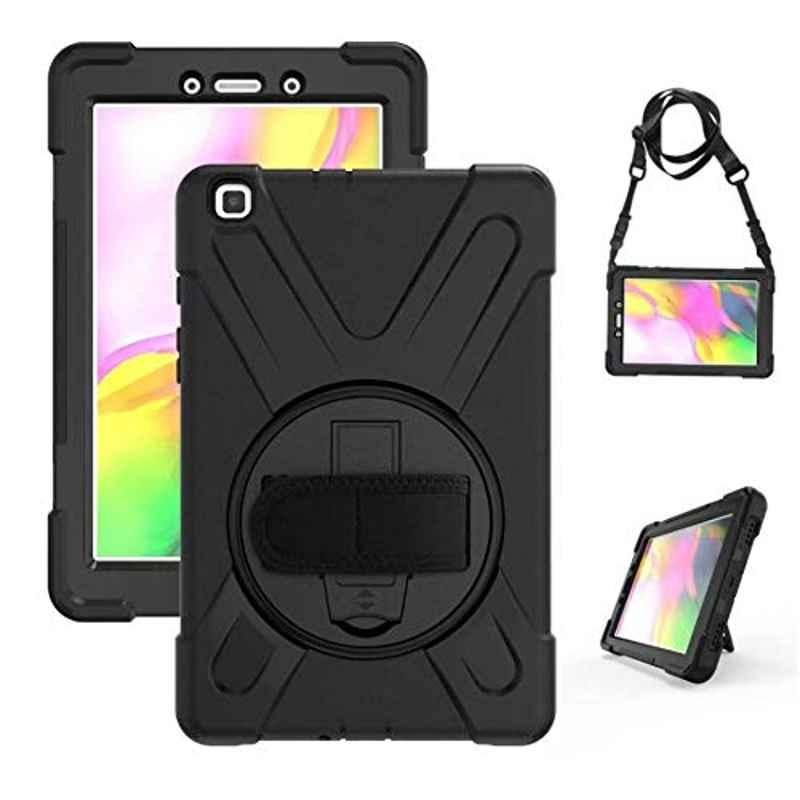 Rubik 10 inch Polycarbonate & Thermoplastic Polyurethane Black Case for Microsoft Surface GO 10.0 (2018)