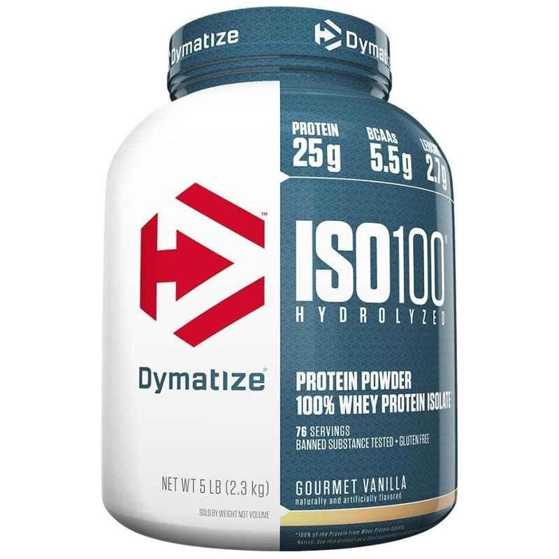 Dymatize ISO-100 5lbs Gourmet Vanilla Whey Protein