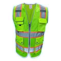 Evion ES-042-L Polyester Green Reflective Safety Jacket, Size: L