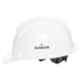 Karam White Plastic Cradle Ratchet Type Safety Helmet, PN-521 (Pack of 2)