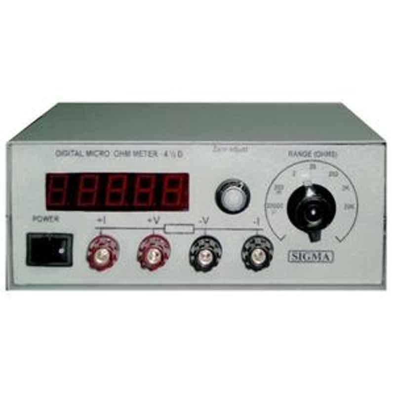 Sigma Digital Micro Ohm Meter Measuring Range 20000µ ohm to 20K Ohm