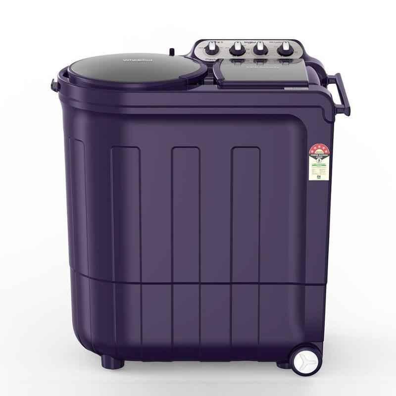 Whirlpool Ace-Turbo-Dry 8kg 5 Star Hi-Fiber Purple Dazzle Semi Automatic Top Load Washing Machine