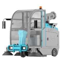 Azafron 2.8kW 250 Litre Ride On Sweeper, M-001A