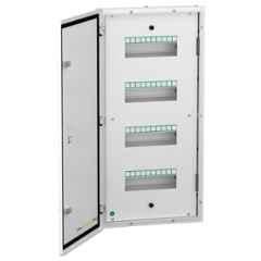 Schneider Electric Acti9 4 Tier 40 Modules CRCA Steel Distribution Board, A9HFD440