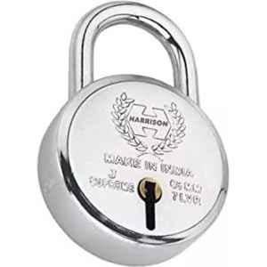 Harrison 65mm Alloy Steel BCP Finish Padlock with 3 Keys