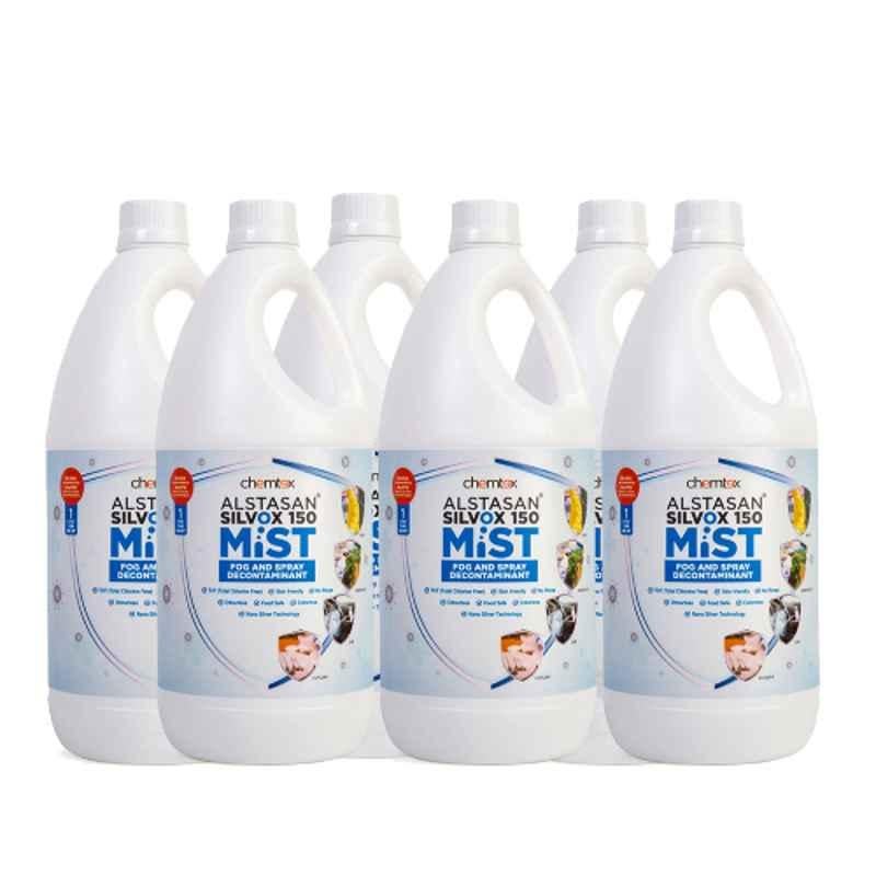Chemtex Alstasan Silvox 150 MIST 1L Fog & Spray Disinfectant, MIST6X1L (Pack of 6)