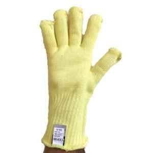 Midas Yellow Kevlar Heat Resistant Hand Gloves, Size: M (Pack of 20)