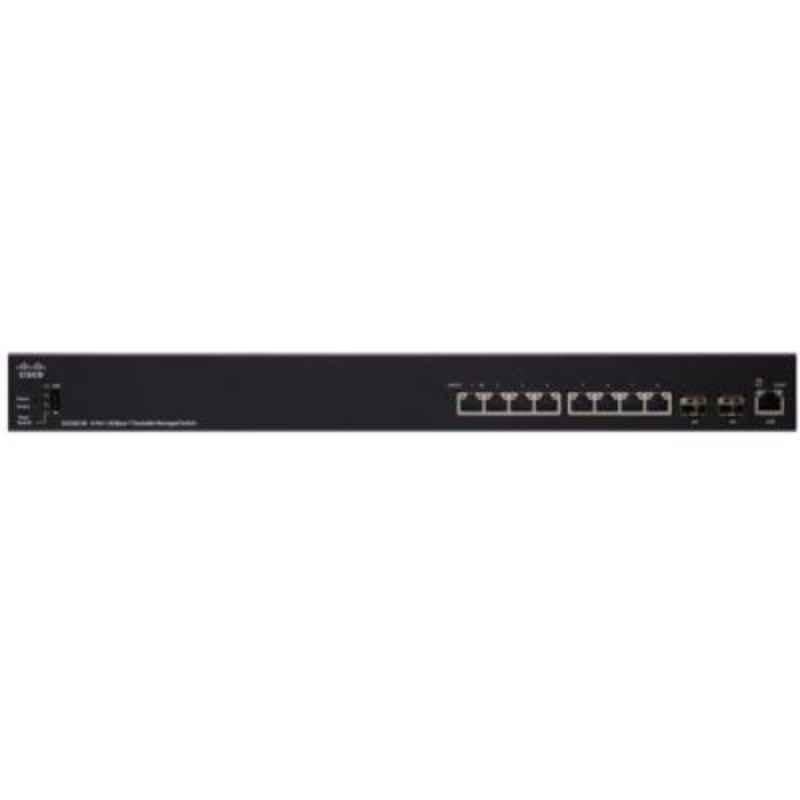 Cisco SX350X08 8 Ports 10 Gigabit Ethernet Stackable Managed Switches, SX350X08K9UK