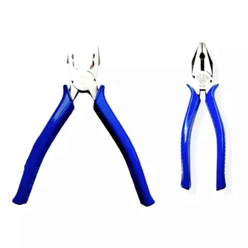 Sky Blue 2 Pcs 7.8 inch Lineman Plier Combo, SBE_PLIER_COMBOS_COMBO_255