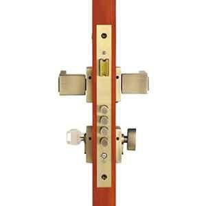 Voltizi 70mm ‎Zinc ‎Antique Finish Rose Mortise Door Lock Set for Main Door, CRZ018