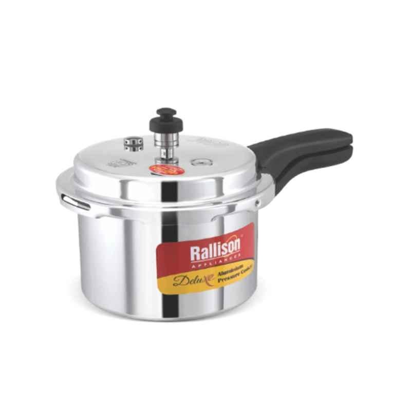 Rallison Deluxe 2L Aluminium Outer Lid Pressure Cooker, RS 043