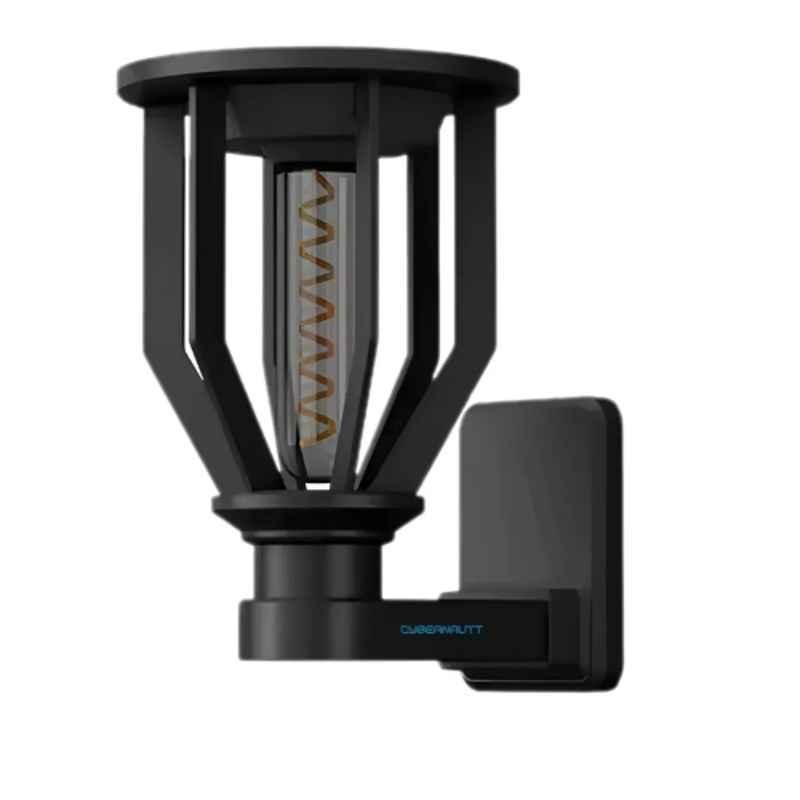 Cybernautt Green 2.5W 2000mAh Black Solar Wall Mount Light, LS1500-WM