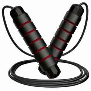 Shopeleven 300cm Nylon & Steel Red Ball Bearing Skipping Rope