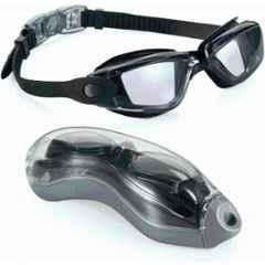 Matrica Black Crystal Clear Wide View Anti Leaking Swimming Goggle