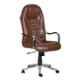 VJ Interior 19x20 inch Brown High Back Leather Director Chair, VJ-1511