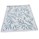 HomeDekors Green & White UV Protected Polypropylene Washable Rectangular Reversible Rugs, NMD4396