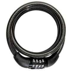 AOW Numerical Cable Lock for Bike, Helmet, Cycle & Luggage (Multipurpose Uses) Colour-Black-12