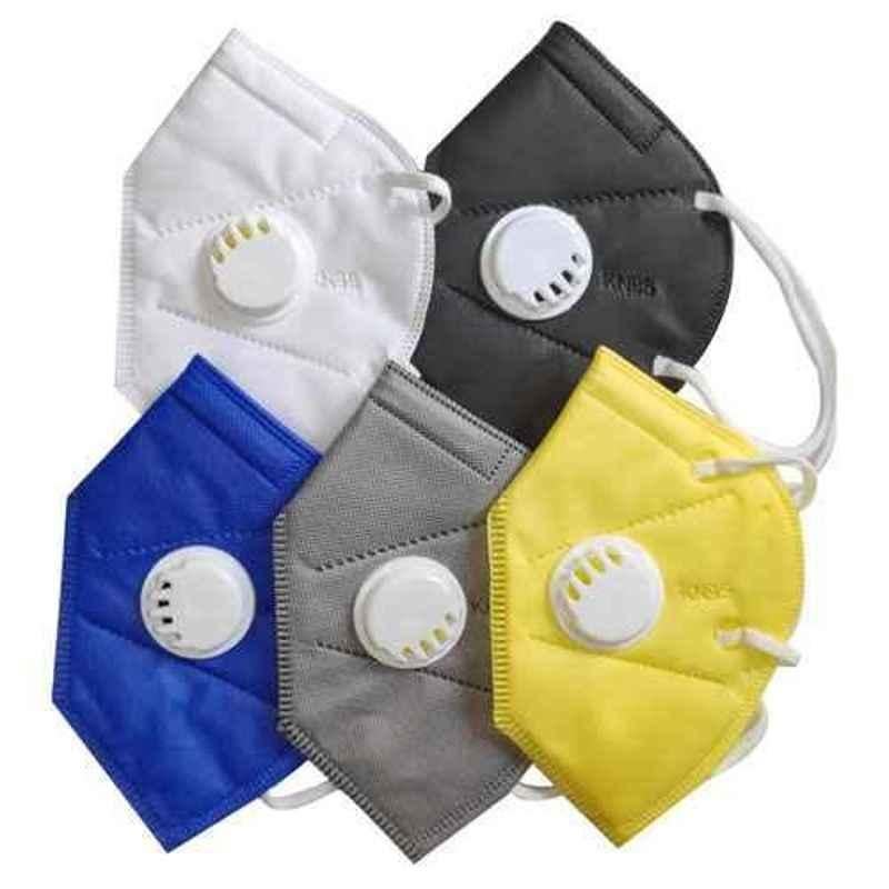 EGK KN95 5 Layers Assorted Face Mask with Respirator (Pack of 10)