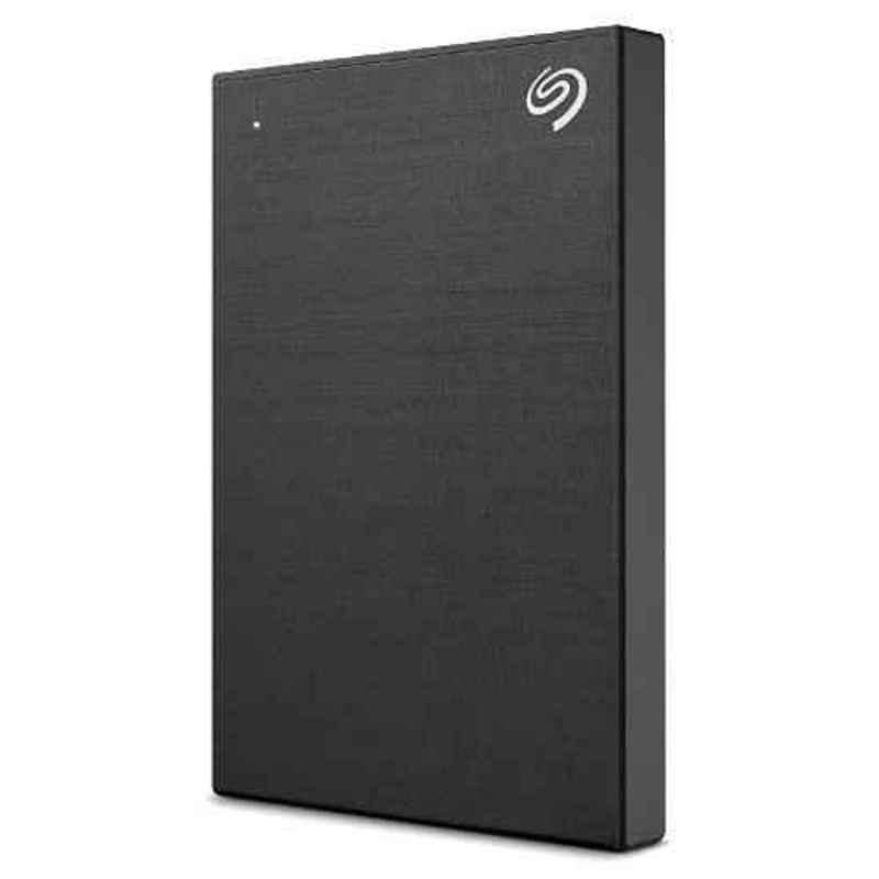 Seagate 1TB Slim Portable Backup Plus Black External Hard Disk Drive, STHN1000400